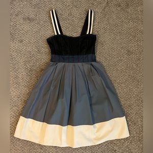 UO ‘Lux’ color block dress